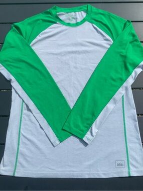 REI Co-op men's long-sleeve raglan t-shirt